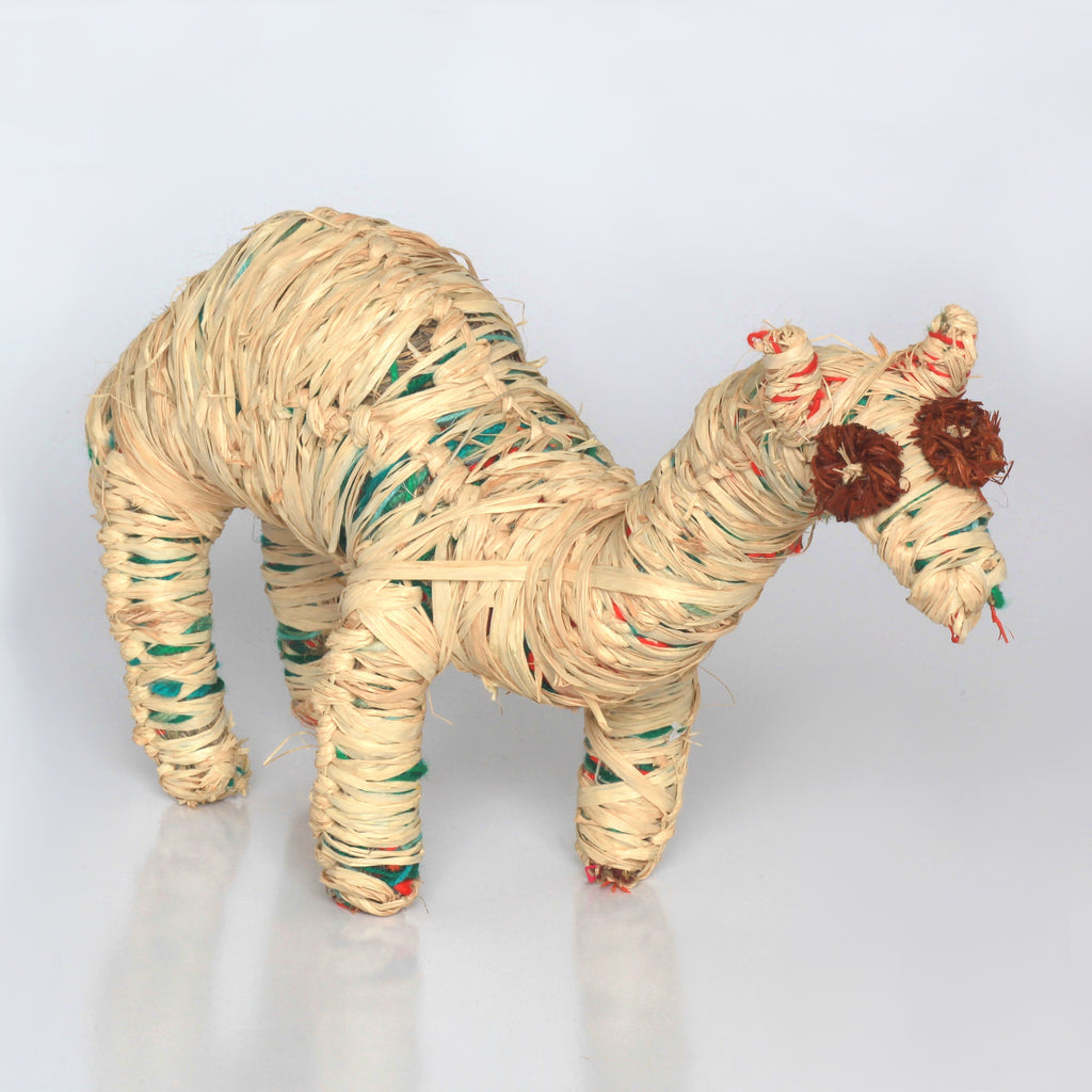 Aboriginal Artwork by Yuminia Kenta - Tjanpi Camel Sculpture