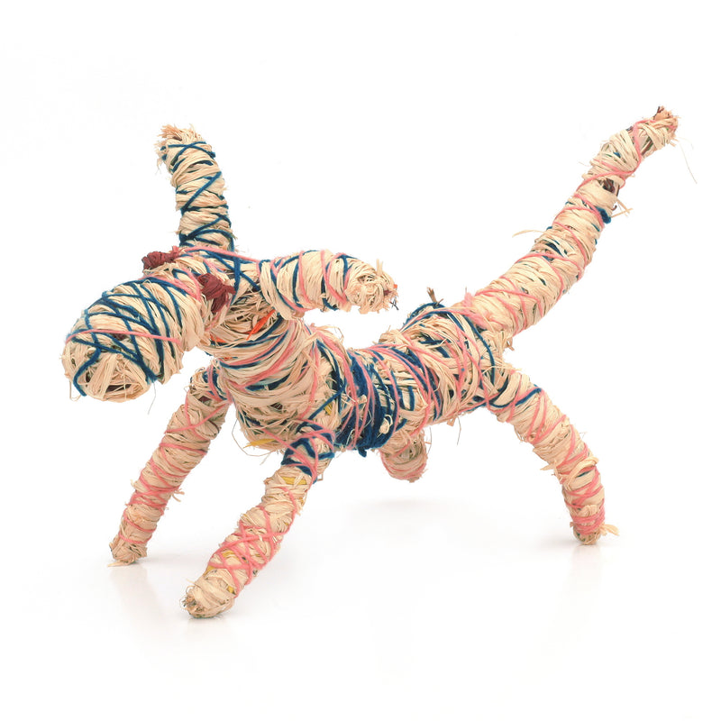 Aboriginal Artwork by Yuminia Kenta - Camp Dog Tjanpi Sculpture