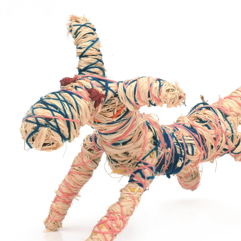 Aboriginal Artwork by Yuminia Kenta - Camp Dog Tjanpi Sculpture