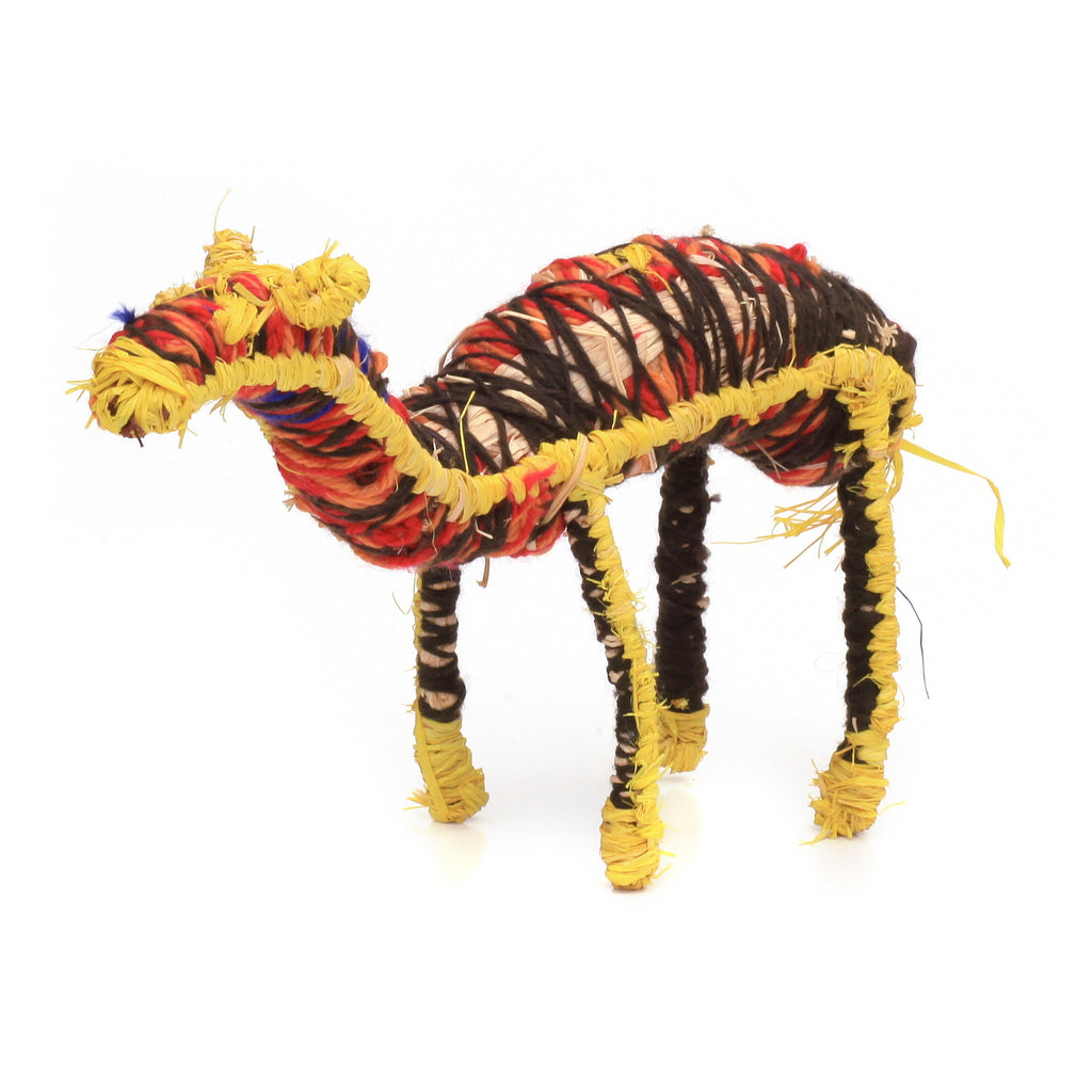Aboriginal Artwork by Yuminia Kenta - Camel Tjanpi Sculpture