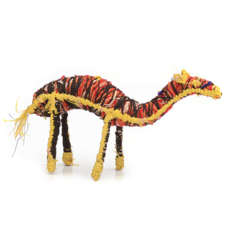 Aboriginal Artwork by Yuminia Kenta - Camel Tjanpi Sculpture