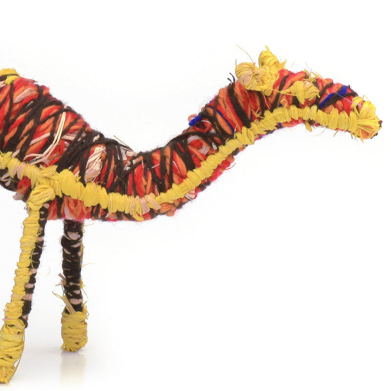 Aboriginal Artwork by Yuminia Kenta - Camel Tjanpi Sculpture