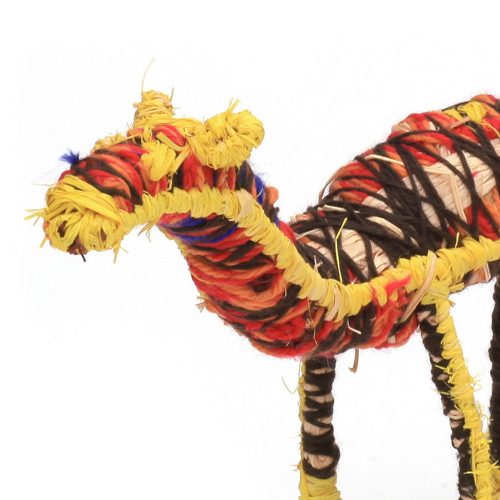 Aboriginal Artwork by Yuminia Kenta - Camel Tjanpi Sculpture