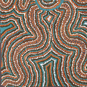 Aboriginal Artwork by Yvonne Lewis, Irrunytju minyma, 91x61cm - ART ARK®