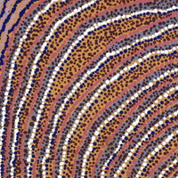 Aboriginal Artwork by Yvonne Lewis, Irrunytju minyma, 91x61cm