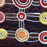 Aboriginal Artwork by Zakius Jack, Wilkinkaarra - Lake Mackay, 102x77cm