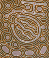 Aboriginal Art by Zarissa Napangardi Michaels, Lappi Lappi Jukurrpa, 107x91cm - ART ARK®