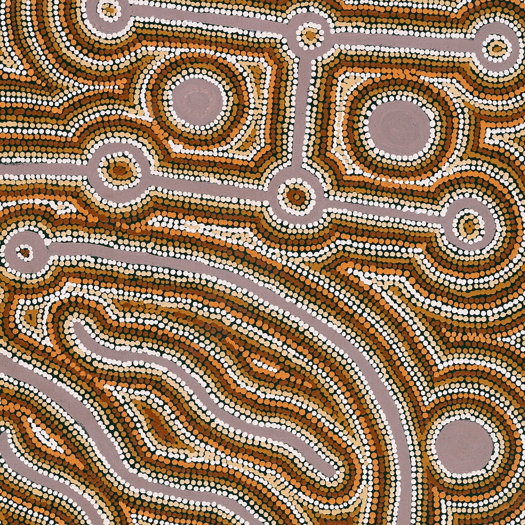 Aboriginal Artwork by Zarissa Napangardi Michaels, Lappi Lappi Jukurrpa, 107x91cm - ART ARK®