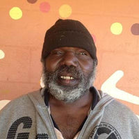 Aboriginal Artwork by Bernard Japanangka Watson, Pamapardu Jukurrpa (Flying Ant Dreaming) - Warntungurru, 30x30cm