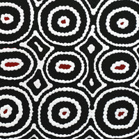 Aboriginal Artwork by Cecily Napanangka Marshall, Pikilyi Jukurrpa (Vaughan Springs Dreaming), 30x30cm