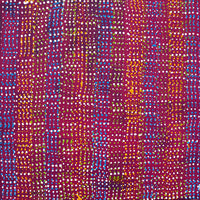 Aboriginal Artwork by Deborah Napaljarri Wayne, Yarungkanyi Jukurrpa (Mt Doreen Dreaming), 30x30cm