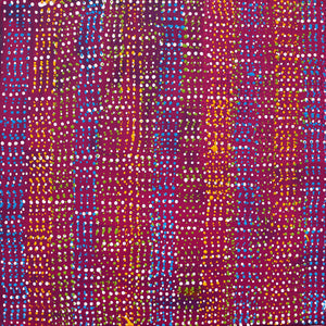 Aboriginal Artwork by Deborah Napaljarri Wayne, Yarungkanyi Jukurrpa (Mt Doreen Dreaming), 30x30cm - ART ARK®