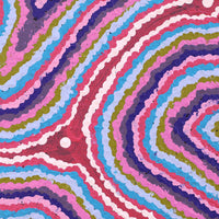 Aboriginal Artwork by Gregory Jupurrurla Gill, Lukarrara Jukurrpa, 30x30cm