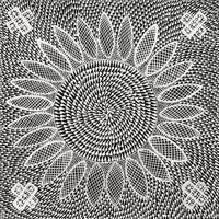 Aboriginal Artwork by Jocelyn Napanangka Frank, Lukarrara Jukurrpa, 30x30cm