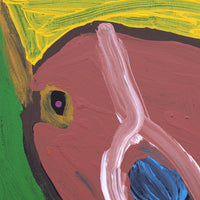 Aboriginal Artwork by Karen Napaljarri Barnes, Dog, 30x30cm