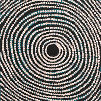 Aboriginal Artwork by Kylie Napangardi Williams, Yarla Jukurrpa (Bush Potato Dreaming) - Cockatoo Creek, 30x30cm
