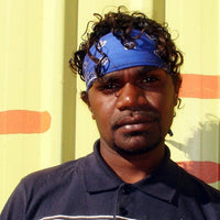 Aboriginal Artwork by Lloyd Jampijinpa Brown, Yankirri Jukurrpa (Emu Dreaming) - Ngarlikurlangu, 30x30cm