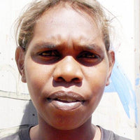 Aboriginal Artwork by Louise Nangala Egan, Ngapa Jukurrpa (Water Dreaming) - Puyurru, 30x30cm