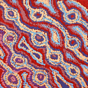 Aboriginal Art by Magda Nakamarra Curtis, Lappi Lappi Jukurrpa, 30x30cm - ART ARK®