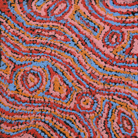 Aboriginal Artwork by Magda Nakamarra Curtis, Lappi Lappi Jukurrpa, 30x30cm