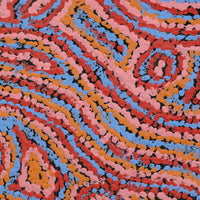 Aboriginal Artwork by Magda Nakamarra Curtis, Lappi Lappi Jukurrpa, 30x30cm