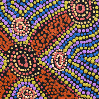 Aboriginal Artwork by Megan Nampijinpa Kantamarra, Marapinti Dreaming, 30x30cm