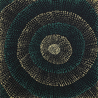 Aboriginal Artwork by Melissa Nampijinpa Karpa, Ngapa Jukurrpa (Water Dreaming) - Puyurru, 30x30cm