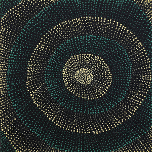 Aboriginal Artwork by Melissa Nampijinpa Karpa, Ngapa Jukurrpa (Water Dreaming) - Puyurru, 30x30cm - ART ARK®