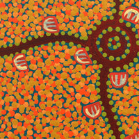 Aboriginal Artwork by Melissa Napangardi Williams, Wardapi Jukurrpa (Goanna Dreaming) - Yarripurlangu, 30x30cm