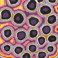 Aboriginal Artwork by Pamela Napurrurla Walker, Janganpa Jukurrpa (Brush-tail Possum Dreaming) - Mawurrji, 107x30cm