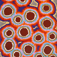 Aboriginal Artwork by Pamela Napurrurla Walker, Janganpa Jukurrpa (Brush-tail Possum Dreaming) - Mawurrji, 61x30cm