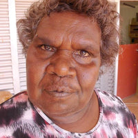 Aboriginal Artwork by Pamela Napurrurla Walker, Janganpa Jukurrpa (Brush-tail Possum Dreaming) - Mawurrji, 61x30cm