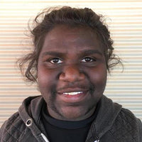 Aboriginal Artwork by Ricardo Jampijinpa Gallagher, Yankirri Ngipiri Jukurrpa (Emu Egg Dreaming), 30x30cm