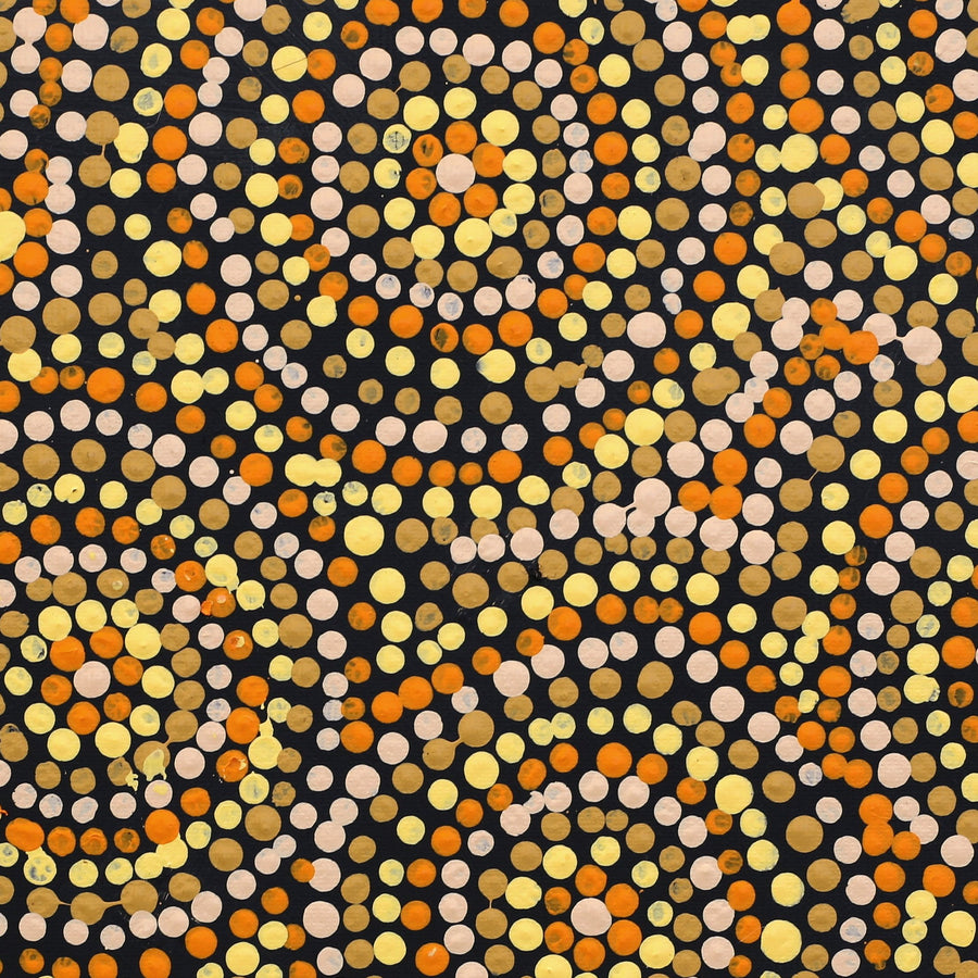 Aboriginal Artwork by Teranie Nangala Williams, Wanakiji Jukurrpa (Bush Tomato Dreaming), 30x30cm