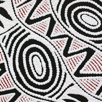 Aboriginal Artwork by Ursula Napangardi Hudson, Pikilyi Jukurrpa (Vaughan Springs Dreaming), 30x30cm