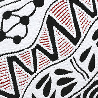 Aboriginal Artwork by Ursula Napangardi Hudson, Pikilyi Jukurrpa (Vaughan Springs Dreaming), 30x30cm