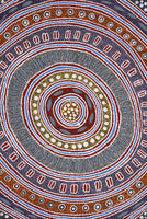 Aboriginal Art by Agnes Nampijinpa Fry, Pamapardu Jukurrpa (Flying Ant Dreaming) - Warntungurru, 91x61cm - ART ARK®