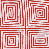 Aboriginal Artwork by Albury Jangala Dixon, Tingari Cycle, 91x61cm