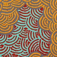 Aboriginal Artwork by Andrea Nungarrayi Wilson, Lappi Lappi Jukurrpa, 30x30cm
