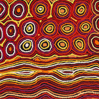 Aboriginal Artwork by Antonia Napangardi Michaels, Lappi Lappi Jukurrpa, 122x91cm