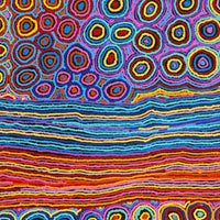 Aboriginal Artwork by Antonia Napangardi Michaels, Lappi Lappi Jukurrpa, 183x122cm