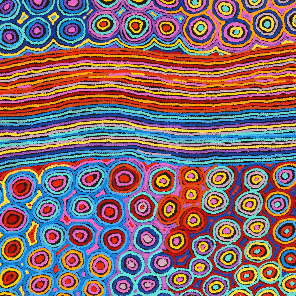 Aboriginal Artwork by Antonia Napangardi Michaels, Lappi Lappi Jukurrpa, 183x122cm