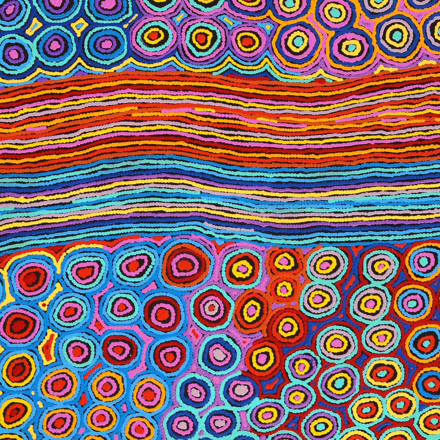 Aboriginal Artwork by Antonia Napangardi Michaels, Lappi Lappi Jukurrpa, 183x122cm