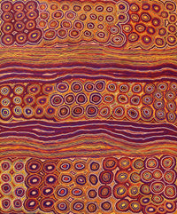 Aboriginal Artwork by Antonia Napangardi Michaels, Lappi Lappi Jukurrpa, 183x152cm