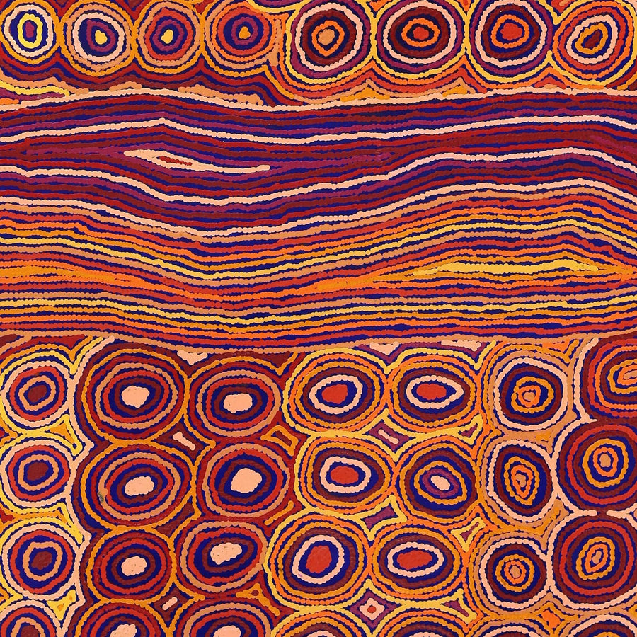 Aboriginal Artwork by Antonia Napangardi Michaels, Lappi Lappi Jukurrpa, 183x152cm