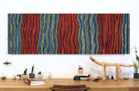 Aboriginal Artwork by Antonia Napangardi Michaels, Lappi Lappi Jukurrpa, 183x61cm