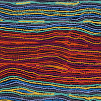 Aboriginal Artwork by Antonia Napangardi Michaels, Lappi Lappi Jukurrpa, 183x61cm