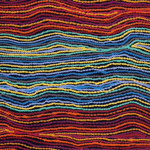 Aboriginal Artwork by Antonia Napangardi Michaels, Lappi Lappi Jukurrpa, 183x61cm - ART ARK®