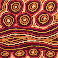 Aboriginal Artwork by Antonia Napangardi Michaels, Lappi Lappi Jukurrpa, 30x30cm