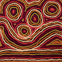 Aboriginal Artwork by Antonia Napangardi Michaels, Lappi Lappi Jukurrpa, 30x30cm